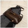 Bolsa Tote Fashion para Mulheres 2026 Inverno Nova Retrô Tendência Casual Grande Capacidade Bolsa de Ombro com Toque de Luxo Bolsa de Braço