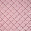 Nuevo Tejido Compuesto de Cuero Acolchado Ultrasónico en Relieve, Cuadriculado Grueso Mate, Imitación de PU, Acolchado para Ropa y Bolsos