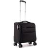 Caja de Embarque Pequeña Maleta de Carrito de Tela Oxford de 16 Pulgadas para Hombre Maleta de Equipaje Rueda Universal Maleta Mini para Viajes Cortos de Mujer