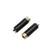 Conector Hembra Estéreo de 3.5 mm de Cuatro Polos de Plástico 6.0 Chapado en Oro Audio Auriculares Audio y Video Conector Enchufe de 3.5 mm Niquelado