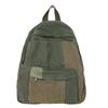 Mochila escolar femenina estilo japonés de lona lavada, mochila para estudiantes de secundaria, mochila femenina de color a juego, estilo Harajuku coreano simple