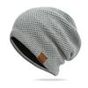 Gorro de punto de explosión transfronteriza nuevo de invierno para hombre, gorro cálido de chenilla a cuadros para protección de orejas al aire libre