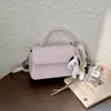 Bolsas Femininas da Moda 2026 Nova Bolsa Quadrada Pequena Vintage Tendência Estilosa Bolsa de Mão Cor Sólida Bolsa Transversal Casual Tendência