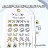 Nuevo Lujo Accesible Zircón Corazón Lazo Corona Pavo Real Cobre Incrustado Zircón DIY Manicura Bolsa para Presbicia Accesorios