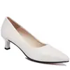 Zapatos de Salón de Punta Fina para Mujer, Zapatos de Mujer de Cuero Suave de Tacón Medio para Verano, Nuevos Zapatos de Tacón Bajo para Primavera y Otoño 2026 para Madres de Mediana Edad