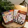 Cuaderno Snoopy 3D con Botón de Presión A5 Cuaderno Rayado con Lámina Dorada Cuaderno con Botón de Presión Impreso a Color Diario Planificador para Estudiante de Primaria