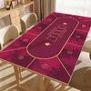 Mantel de Mesa de Póker de Texas Mantel de Mesa Alfombrilla de Mesa Silencioso Antideslizante Mantel de Mesa Alfombrilla de Mesa Sala de Ajedrez y Cartas Alfombrilla Rectangular Alfombrilla de Mesa de Mahjong