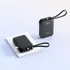 Power Bank Novo Modelo Transfronteiriço com Plugue de Tomada AC 20000mAh com Cabo Embutido Carregamento Super Rápido 22.5W Fonte de Alimentação Móvel Logo