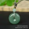 Pingente Fivela de Segurança de Aventurina Natural Estilo Casal Jadeita Jade Verde Aventurina Jade Sem Marca Pingente Atacado