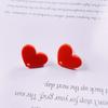 Colorido Cuadrado Corazón Redondo Acrílico Colgante Anillo Aguja de Acero Aretes Aguja para la Oreja Colgante Joyería DIY Accesorios para la Cabeza
