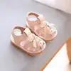 Sandalias para Bebé Niña, Zapatos para Niños Pequeños de Suela Suave, Zapatos de Verano para Bebés que Chirrían, Zapatos Cerrados de Princesa para Niños Pequeños, Dropshipping
