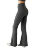 Pantalones de Yoga Acampanados, Leggings Acampanados de Cintura Alta, Pantalones de Tiburón para Exteriores, Pantalones Acampanados Deportivos Adelgazantes para Fitness y Danza que Levantan los Glúteos