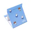Miffy Pantalla Completa Espejo de Papel Plegable Espejo de Maquillaje de Escritorio Portátil Espejo de Mano Pantalla HD Espejo de Tocador de Escritorio para Dormitorio de Estudiante