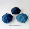 Chapéu de Bebê Primavera e Outono Chapéu Octogonal Fino para Homens e Mulheres Chapéu de Sol de Verão Jeans Boina Infantil Nova Tendência 2025