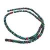 Nova pedra natural 2 * 4mm ábaco contas frisado contas soltas feitas à mão diy pulseira colar brincos joias acessórios atacado