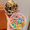 Meninas Vão à Escola com Elásticos de Cabelo, Elásticos Infantis 2025 Elásticos de Cabelo para Bebês, Alta Elasticidade para Meninas, Sem Danos ao Cabelo, Tiaras Coloridas