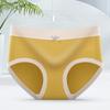 Nueva Ropa Interior Modal de Cintura Media Talla Grande para Mujer Transpirable Sin Marcas Entrepierna de Algodón Puro Calzones Sexy de Cadera para Mujer Color de Contraste