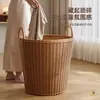 Cesto de Roupas Sujas para Uso Doméstico, Alto Valor Estético, Estilo Leve de Luxo, Cesto de Lavanderia de Grande Capacidade, Armazenamento de Brinquedos