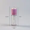 Suministro Directo de Fábrica Esmalte de Labios de Jugo de Dibujos Animados Lindo y Divertido Femenino Tubo Cilíndrico de Esmalte de Labios Tubo de Brillo de Labios Material de Empaque de Maquillaje