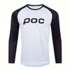 Poc Roupas de Ciclismo para Moto Off-Road de Manga Longa Roupas de Downhill Camiseta Bicicleta de Montanha Secagem Rápida Equipamento de Ciclismo para Exterior Customização