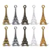 Accesorios para Joyería de Aleación DIY Colgante Torre Eiffel Pulsera Retro de Aleación Collar Colgante Pequeño E10