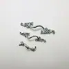 Manija Pequeña con Forma de Pétalo Estilo Retro de Aleación de Zinc Manija de Puerta de Mueble Clásico Europeo Artesanía Fina Accesorio de Arte
