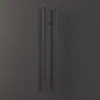Maçanetas de Porta de Madeira Maciça em Estoque, Maçanetas de Porta de Vidro em Liga de Alumínio Minimalistas, Maçanetas de Porta de Hotel e Escritório Estilo Cobre Antigo