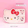 Sanrio Hello Kitty Vajilla Infantil Mesa para Niños Hogar Bol para Comida de Bebé Plato con Compartimentos Impermeable Antiescaldados Forma de Plato Taza de Leche
