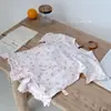 Algodón Clase A Amigable con la Piel Ropa de Casa de Verano para Niños Conjunto de Dos Piezas con Pantalones Cortos Estampado de Caricaturas para Bebé Ropa de Casa Transpirable
