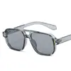 Gafas de Sol de Doble Puente con Clavo de Arroz de Piloto para Mujer Gafas de Sol con Espejo Cruzado Marco Grande Personalizado Gafas de Sol Gafas con Filtro Solar Moda Sentido Avanzado