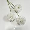 Flores Artificiales de Peonía con 3 Cabezas para Uso en Bodas, Decoración de Pasillo de Salón de Bodas, Decoración de Sala de Estar, Flores Artificiales