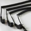 Cable de alimentación de venta directa con enchufe europeo de alambre de resorte, enchufe redondo de dos pines de calibre europeo, alambre de resorte de tres conductores, cola de palabra de calibre europeo VDE