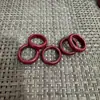Anillo para Joyería DIY de Cinabrio Anillo para Correr Anillo Redondo Colgante Retorcido a Mano Colgante Borla Accesorios para Pulsera Accesorios Material DIY
