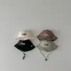 Sombrero de Primavera para Bebé, Sombrero de Pescador de Secado Rápido para Bebés, Sombrero de Sol Bordado con Letras, Sombrero de Cubo de Protección Solar para Exteriores para Primavera