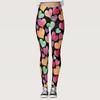 San Valentín 2024 Amor Europeo y Americano Transfronterizo Nueva Ropa de Mujer Estampado Digital Personalizado Casual Ajustado Leggings Adelgazantes