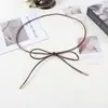Cadena para la cintura, Cinturón delgado estilo coreano, Correa decorativa simple para vestido, Cuerda de cintura con lazo para mujer, Envío directo de una pieza
