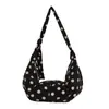Bolsa transversal plissada de bolinhas estilo coreano para o verão de 2026, bolsa nicho estilo bolinho, bolsa simples de ombro/axila, bolsa feminina estilo coreano