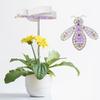 Nova luz LED para crescimento de plantas com plugue de terra em tubo redondo luz para suculentas luz LED para plantas em vaso luz para plantas com plugue de terra