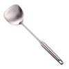 Coador 304 colher de aço inoxidável correndo Jianghu atacado espátula espátula fritar pá prato dividido colher utensílios de cozinha conjunto de utensílios de cozinha