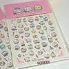 A Mesma Fofa Garota Mágica Xiaoba do Livro Vermelho Adesivo Estéreo para Unhas Adesivo DIY Decoração de Adesivo para Unhas