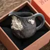 Taza de Compartir Té de Arcilla Negra Arena Púrpura Plateada Hecha en Fábrica Taza de Compartir Cerámica para Ceremonia del Té Divisor de Té Mar de Té Accesorios para Juego de Té Kung Fu