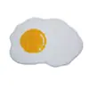 Daihaifa Alfombra Tufted Flocking Dibujos Animados Omelette Creativa Hogar Baño Alfombra Baño Absorbente Antideslizante Felpudo