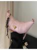 Bolso pequeño de crowdsourcing transfronterizo para mujer, de gran capacidad, nuevo bolso bandolera vintage de otoño e invierno de 2025, bolso de mano para uso diario.