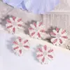 Camelia circonita cuentas sueltas porosas para abalorios DIY moda diaria cadena para teléfono móvil llavero cadena para bolso accesorios de joyería