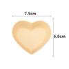 Plato en forma de corazón de paja de trigo, plato para condimentos de cocina doméstica, plato para vinagre, plato para salsa, plato para mojar, plato para aceite, regalo con logotipo impreso