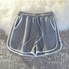 Shorts Esportivos Casuais Coreanos para Mulheres no Verão, Pijamas Confortáveis e Soltos para Casa para Usar Fora, Shorts de Perna Larga, Atacado de Comércio Exterior