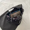 Bolso Cubo Impreso al por Mayor Transfronterizo con Correa de Hombro de Cadena para Mujer, Tendencia Dulce y a la Moda