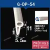 Tira de sellado de espuma superior tipo R con forma de A, protección de borde tipo U, anti-colisión, a prueba de polvo, impermeable, tira de sellado perforada de caucho/silicona ignífuga
