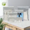 Bolsa de Hueso Degradable de Almidón de Maíz CPE Esmerilado para Ropa, Suéter, Traje, Bolsos de Ropa