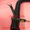 Cable de resorte de 2 hilos de 10 mm² de cobre puro GB, cable en espiral, cable de alimentación telescópico, cable de resorte de alta elasticidad